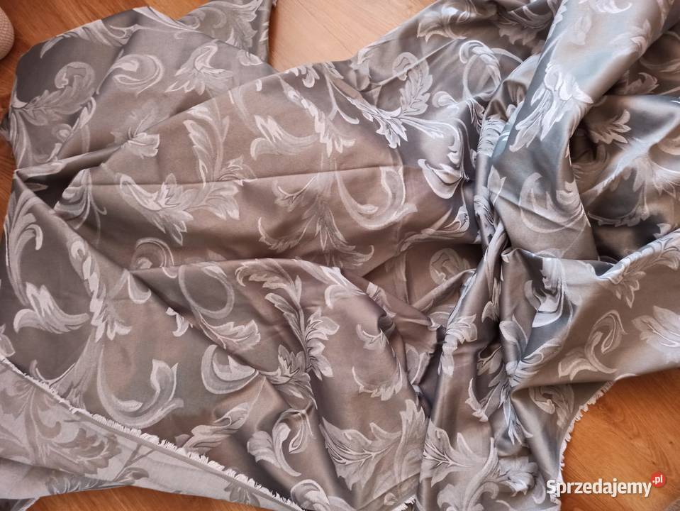 Zasłony kupon materiału 2 długie Bieruń sprzedam