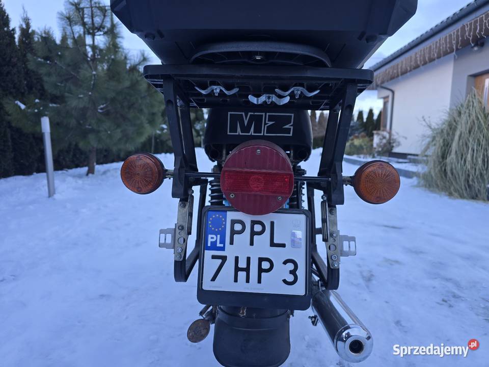 MZ etz 125 zarejestrowana