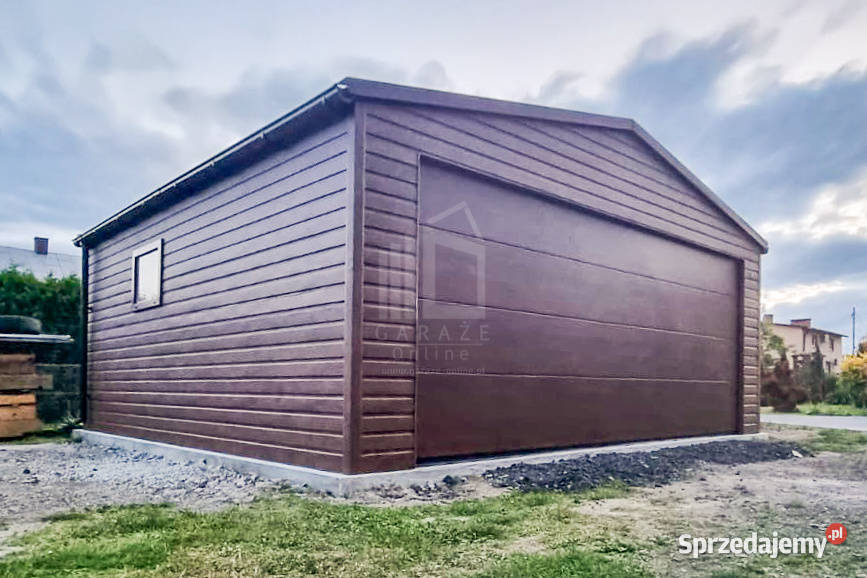 Garaż Blaszany Brama segmentowa drzwi 2x okno 30m2 mazowieckie Radom