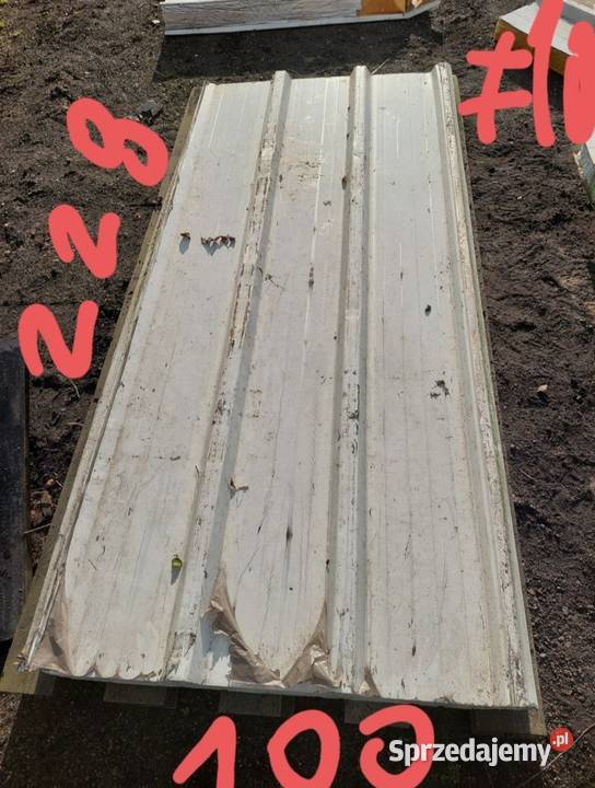 Płyty warstwowa obornicka pozostałości budowlane wielkopolskie Niemiecka Wieś