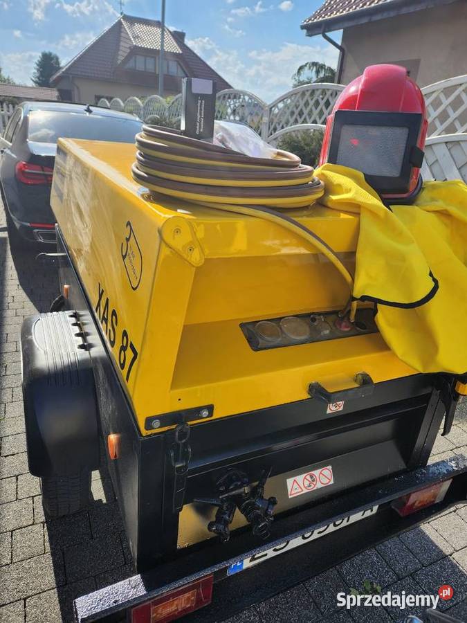 Atlas copco xas 87 piaskarka 200Litrów Dostawa I