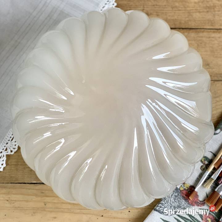 Stary klosz ampla szkło dmuchane śląskie Myszków