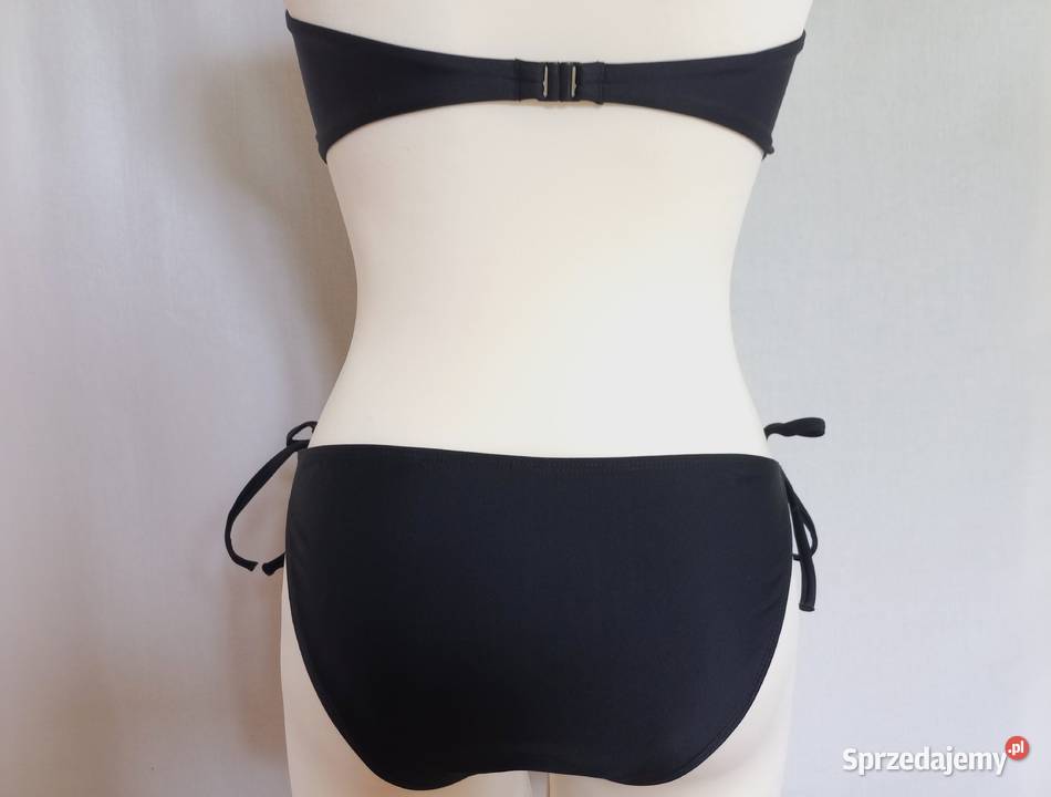 Strój Kąpielowy czarny Dwuczęściowy Bikini r 40 czarny Białystok