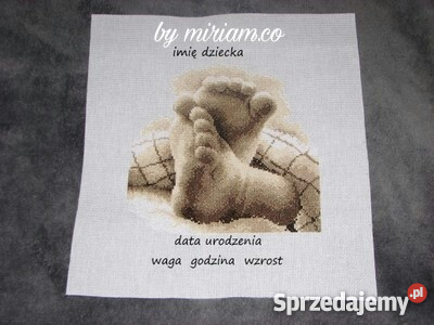 metryczka Rodzeństwo pamiątka prezent haft Dekoracje i ozdoby Czerwionka-Leszczyny