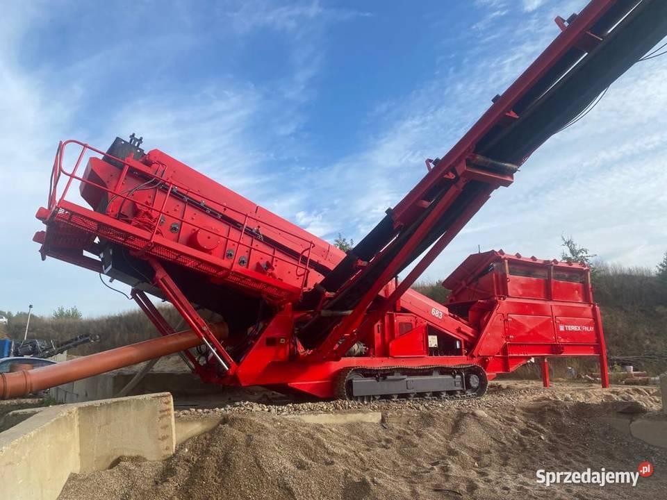 Mobilny przesiewacz Terex Finlay 683 na mokro kujawsko-pomorskie Kołodziejewo