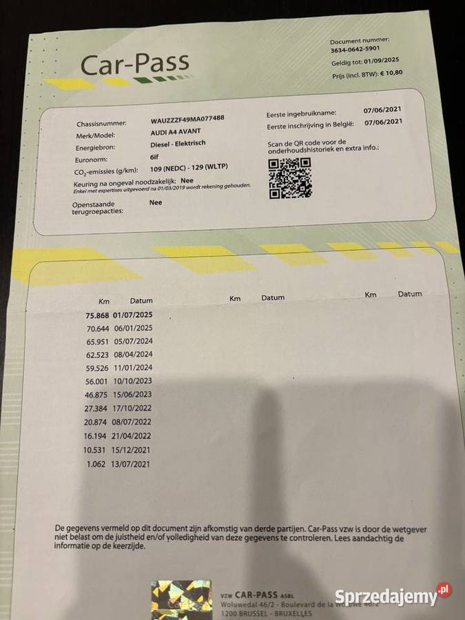 Audi A4 Avant 20TDI Hybryd 2021 78819 Białystok