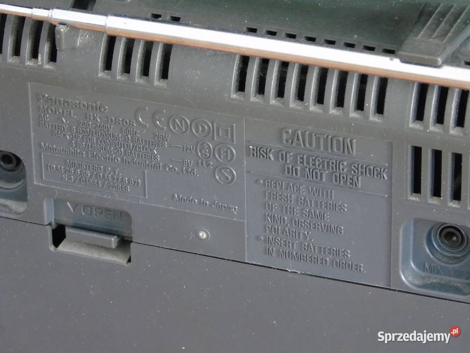 Radioodtwarzacz z CD Panasonic RXDS05 sprawny i Jasło