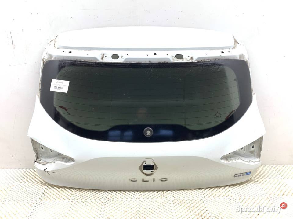 KLAPA TYŁ RENAULT CLIO V Hatchback Blanc Glacier