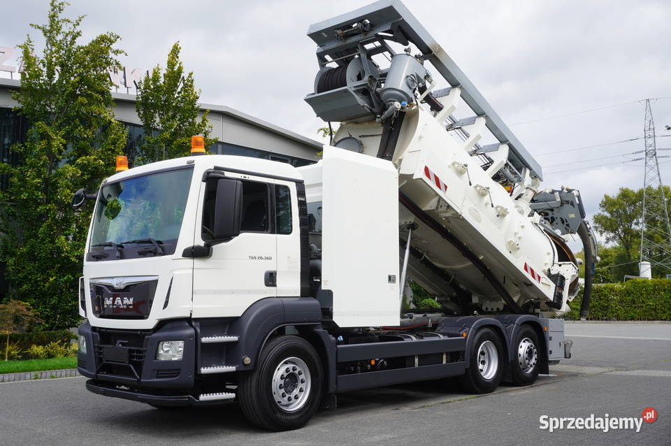 MAN TGS 26360 E6 Zabudowa WUKO Rivard 18 m3 oś Kraków