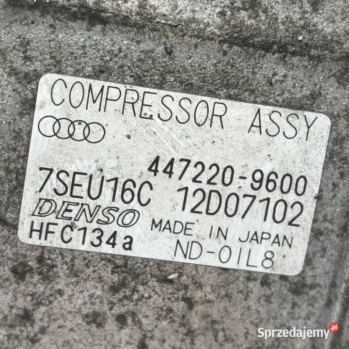 SPRĘŻARKA KLIMATYZACJI KOMPRESOR AUDI A4 B7