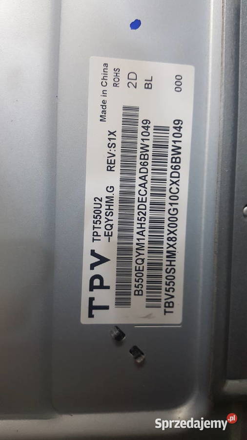Philips 55PUS610112 zbita matryca