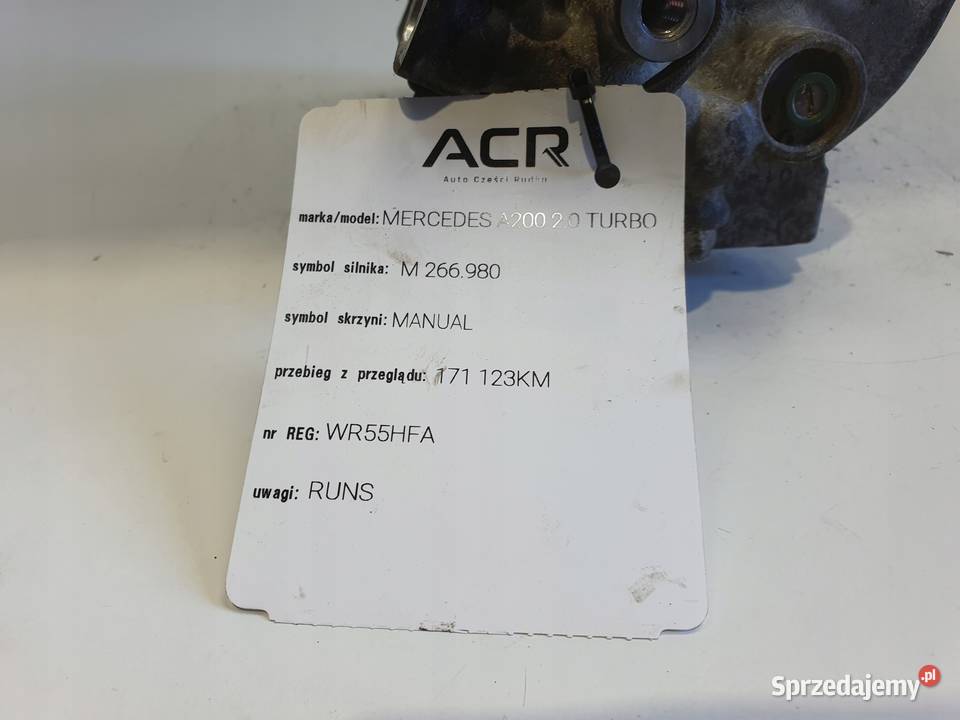 SPRĘŻARKA KLIMATYZACJI Mercedes W169 W245 20 T Kompresory klimatyzacji Rudka