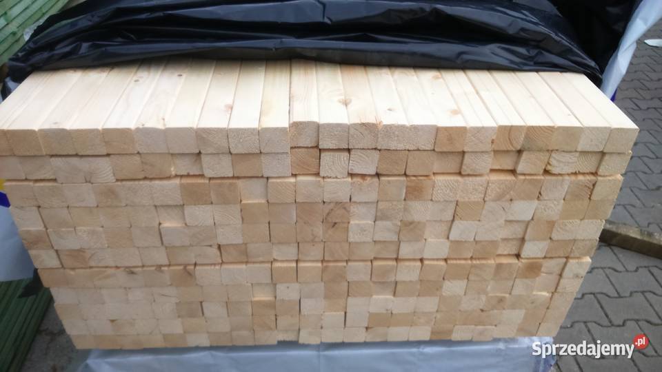 Drewno konstrukcyjne Łata strugana sucha 45x45mm Nieporęt