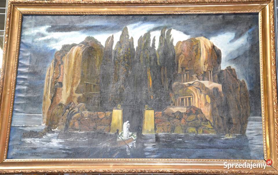 Wyspa umarłych ABcklin kopia SZacharow 1926 r Bronisze sprzedam