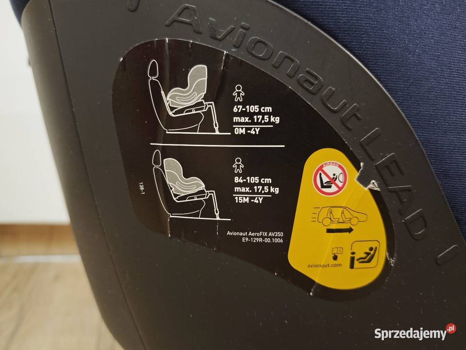 Fotelik Avionaut AeroFIX AeroFIX RWF z bazą Wrocław