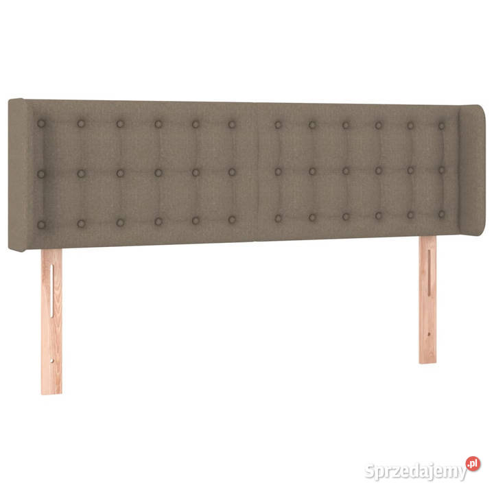 Zagłówek do łóżka z LED taupe 147x16x7888 mazowieckie Warszawa