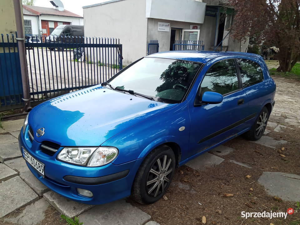Nissan Almera sprawny opłacony 15 benzyna Almera Piotrków Trybunalski sprzedam