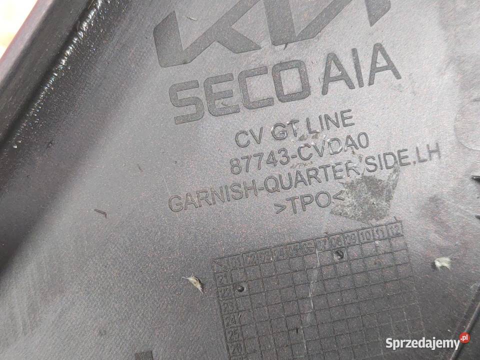 Listwa Błotnika Lewy Tył Kia EV6 87743CVDA0  wielkopolskie Pleszew