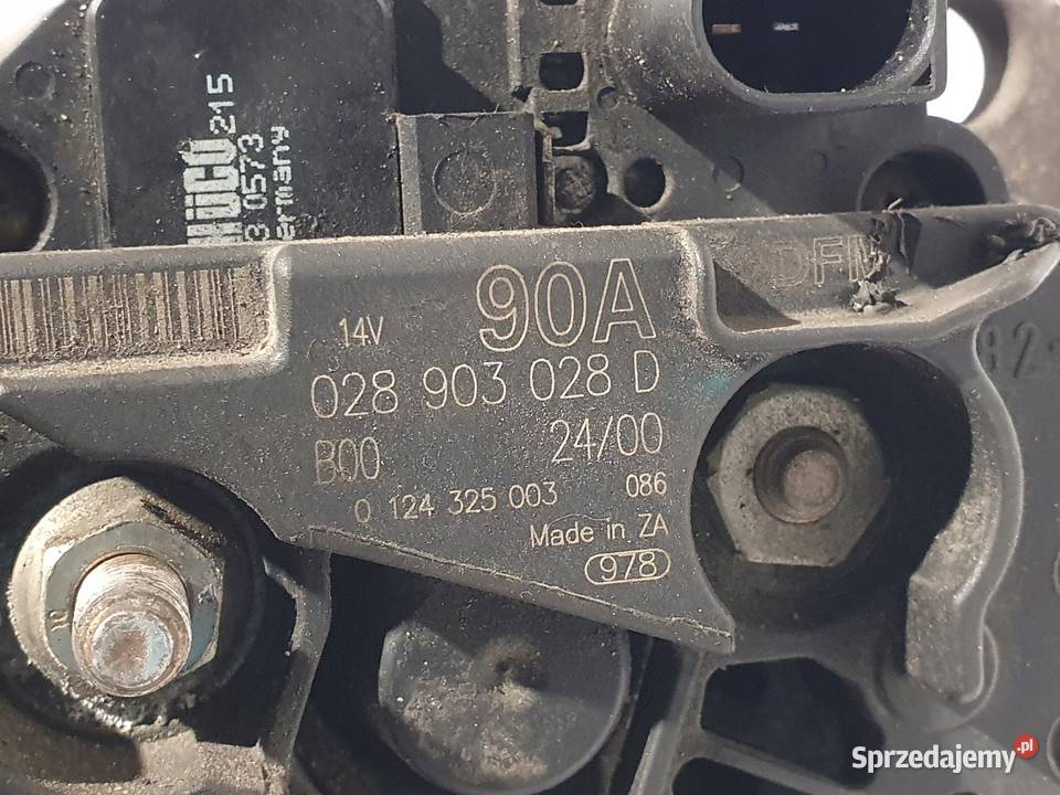 ALTERNATOR VW Golf IV 16 16V bosch 028903028D lubelskie