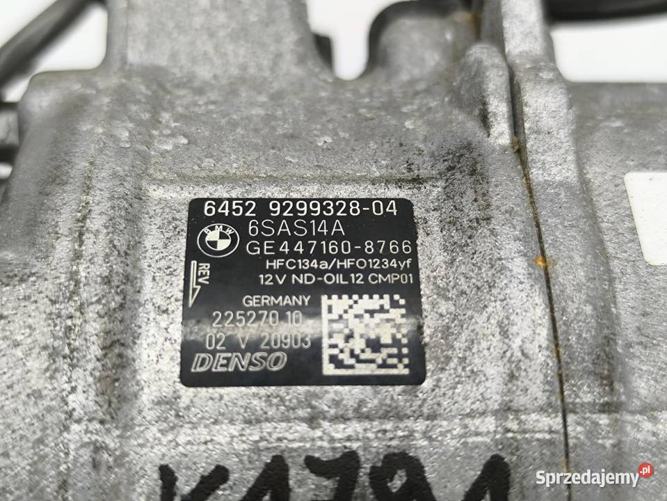 SPREZARKA KLIMATYZACJI BMW F30 F31 LIFT B47 6452 sprzedam