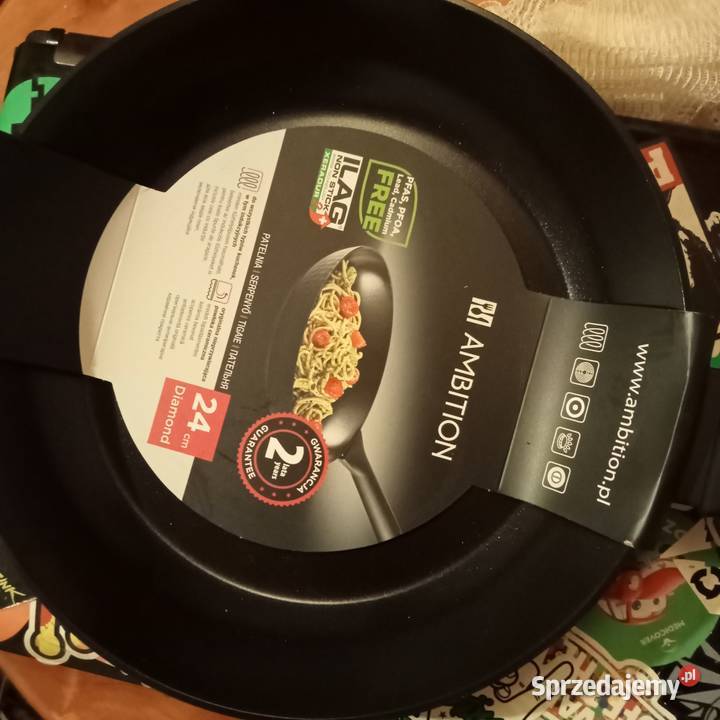 Patelnia ambition 24 diamond nowa Patelnie i woki Sosnowiec