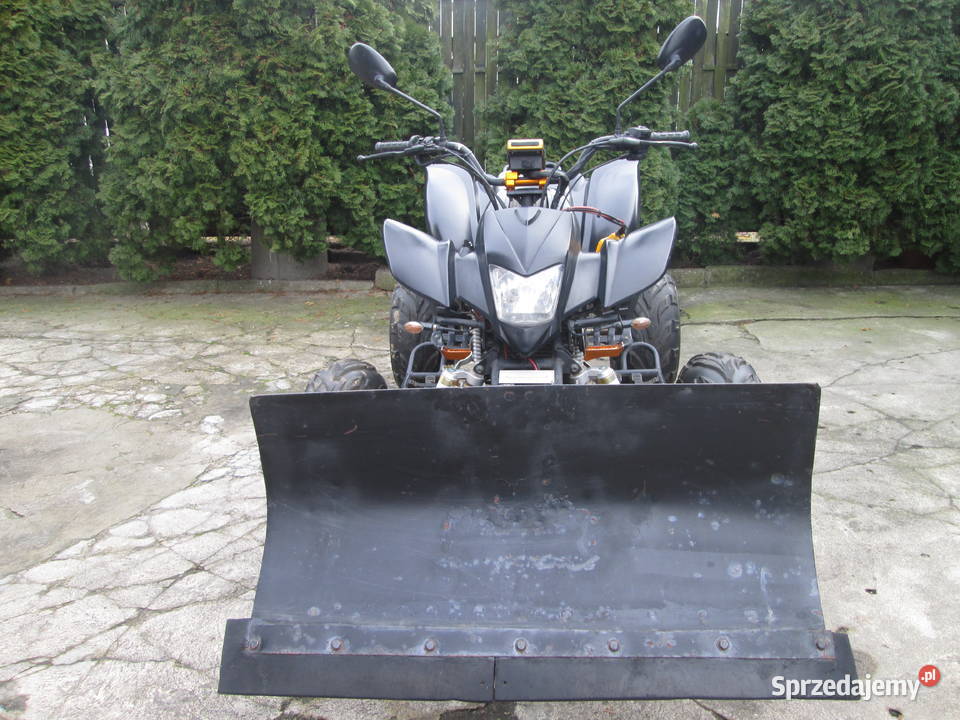 Quad Atv Bashan 200 zarejestrowany z pługiem i Bashan Praszka