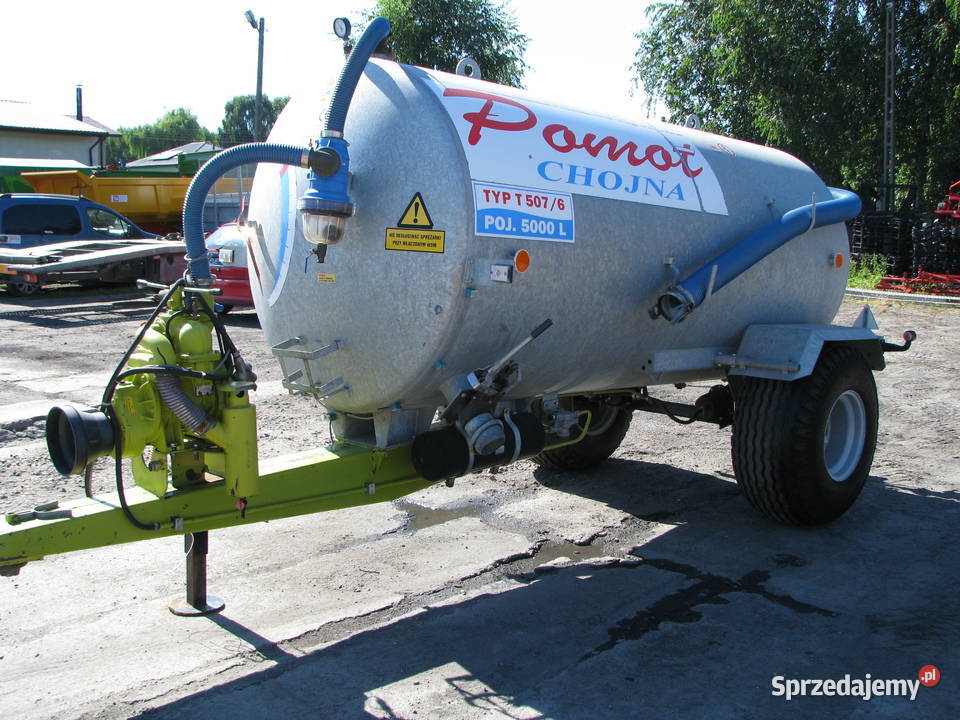 Wóz asenizacyjny przyczepa POMOT T5076 5000l łódzkie Opoczno