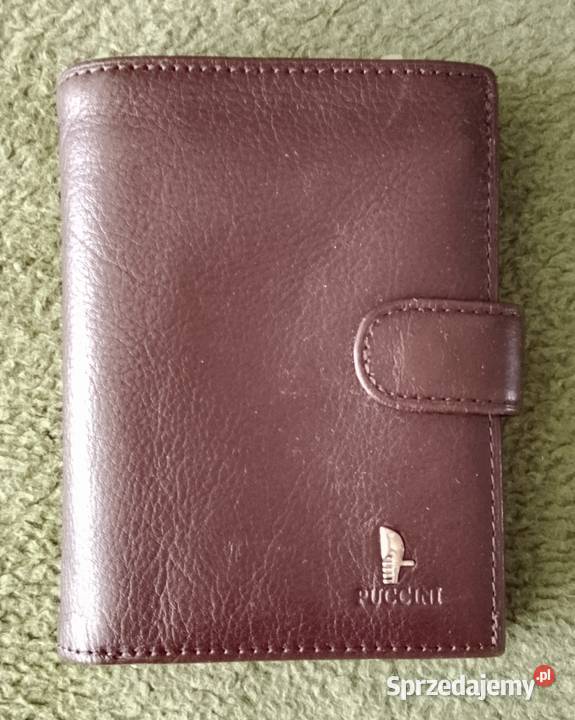 Nieużywany portfel skórzany Puccini zakupiony w Katowice