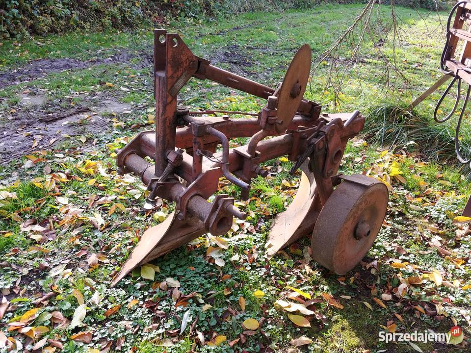 Pług Dwuskibowy Unia Grudziąc Stan Wzorowy Ursus Rolnictwo Śmigiel