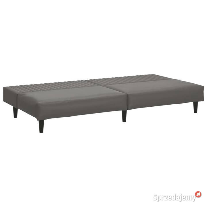 2osobowa sofa szara sztuczna skóra WM375949 sprzedam