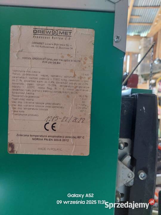 sprzedam piec co Krasnystaw