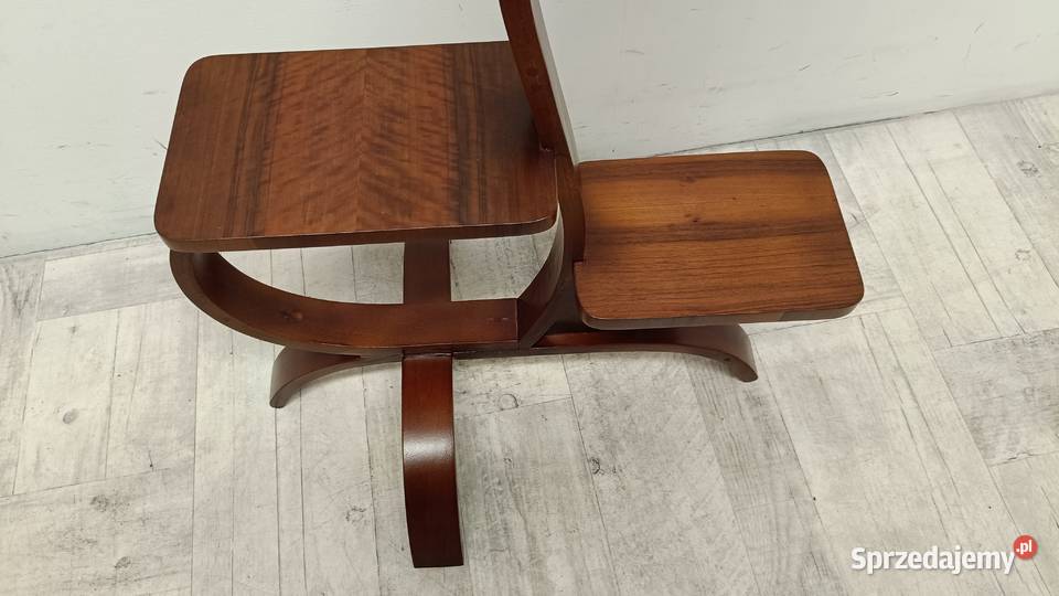 kwietnik na kwiaty art deco design drewniany łódzkie sprzedam