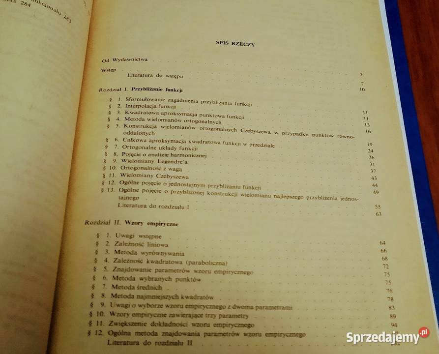 Metody numeryczne Cz 2 Przybliżanie funkcji Gdańsk sprzedam