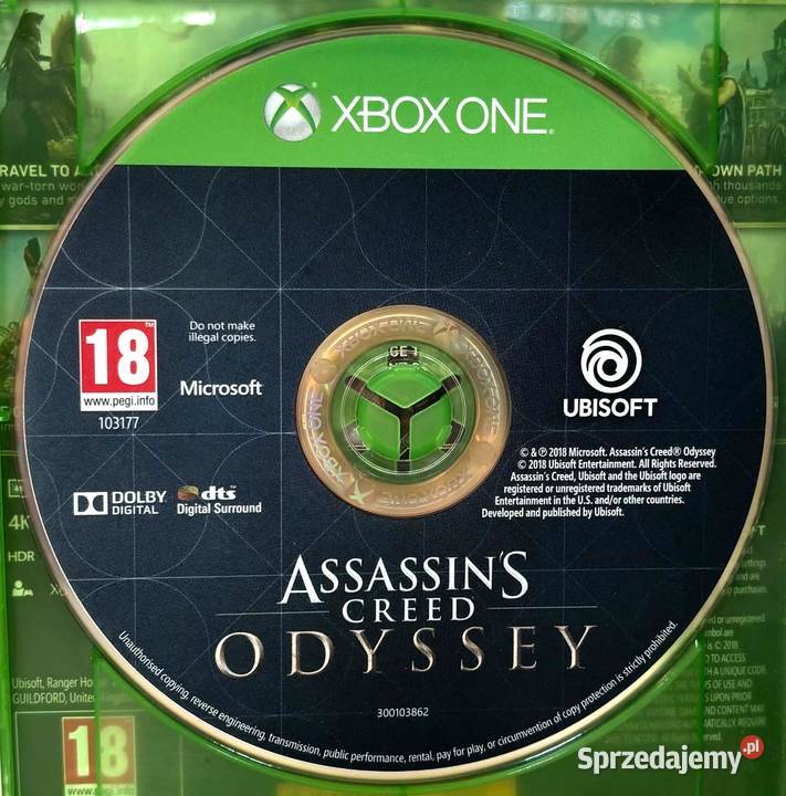 Xbox One Assassins Creed Odyssey Elbląg
