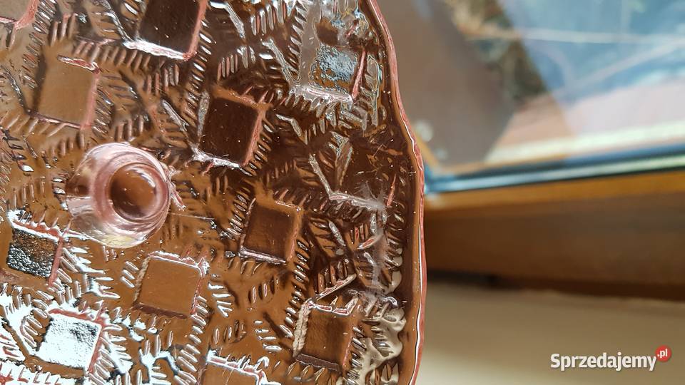 Patera 6 talerzyków Kratka Plecionka Ząbkowice Dąbrowa Górnicza