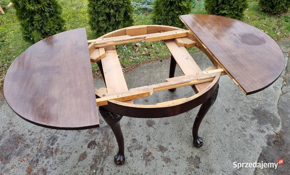 Komplet stół 2 fotele 3 krzesła w stylu Szczecin