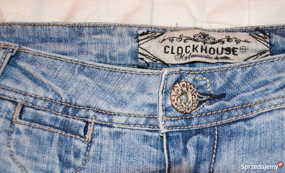 dżinsy firmy Clockhouse chinosy jeans niebieski Gdańsk