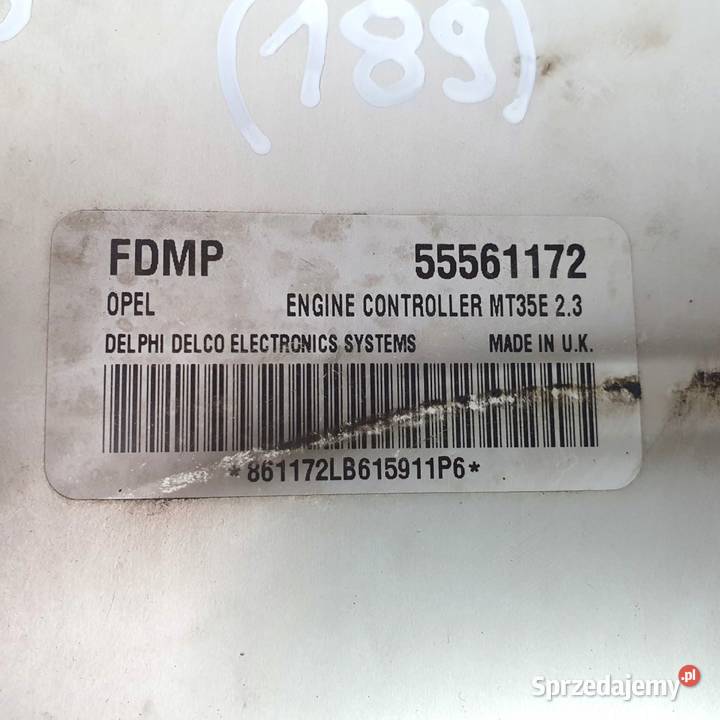 STEROWNIK SILNIKA Opel Astra H 16 Delphi Chełm
