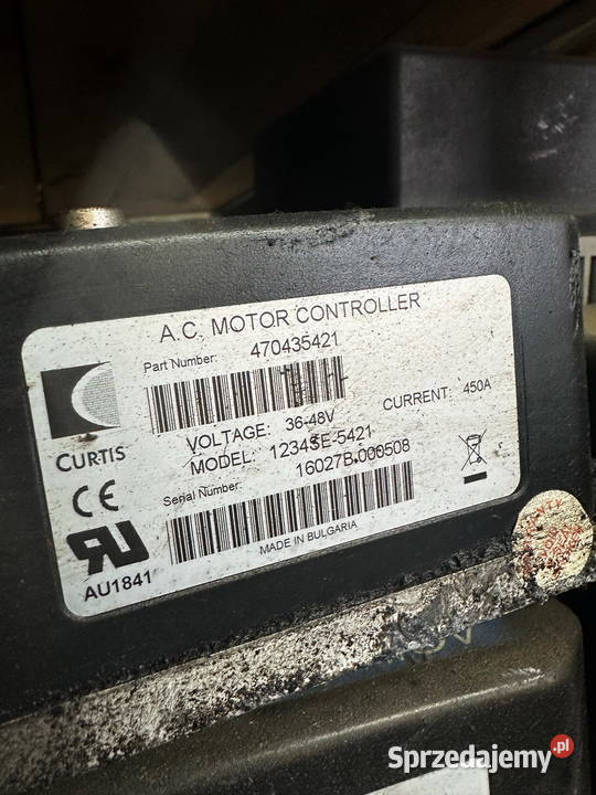 CurtisSteuerung 24V 36V 48V 70600A Toyota Wózki widłowe sprzedam