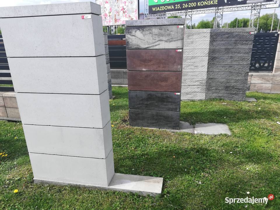 Joniec bloczek ogrodzeniowy z możliwością Elementy betonowe Końskie