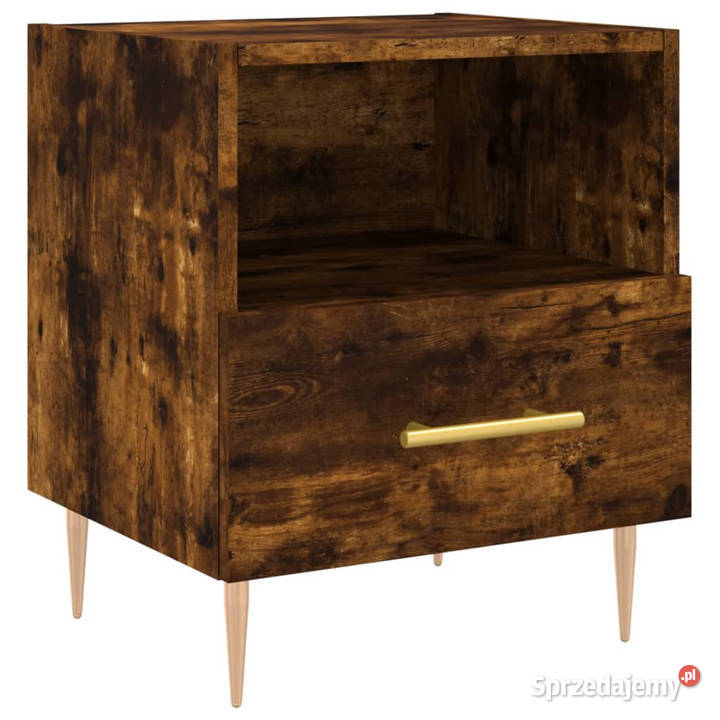 Szafka nocna przydymiony dąb 40x35x475 WM827414 Warszawa