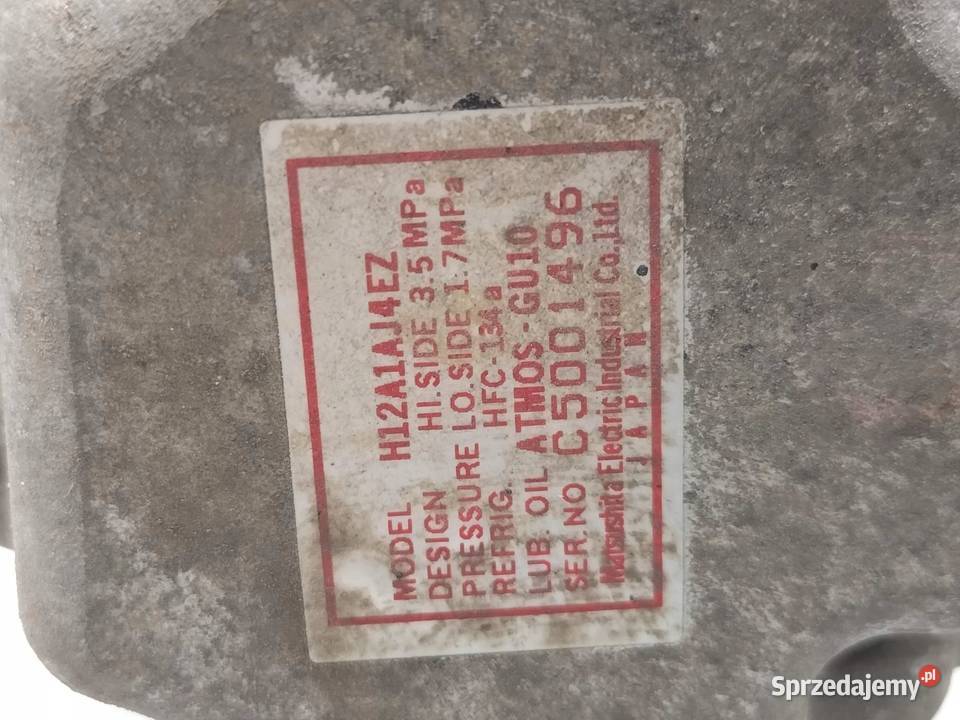 SPRĘŻARKA KLIMATYZACJI H12A1AJ4EZ 18 16V Mazda 5