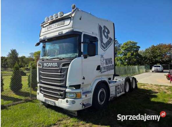 Syndyk sprzeda ciągnik siodłowy SCANIA 2014 r 1234kg Wolin