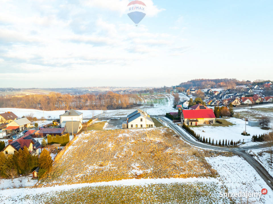 Budowlana działka w Zagórzu gm Niepołomice Sprzedaż Zagórze