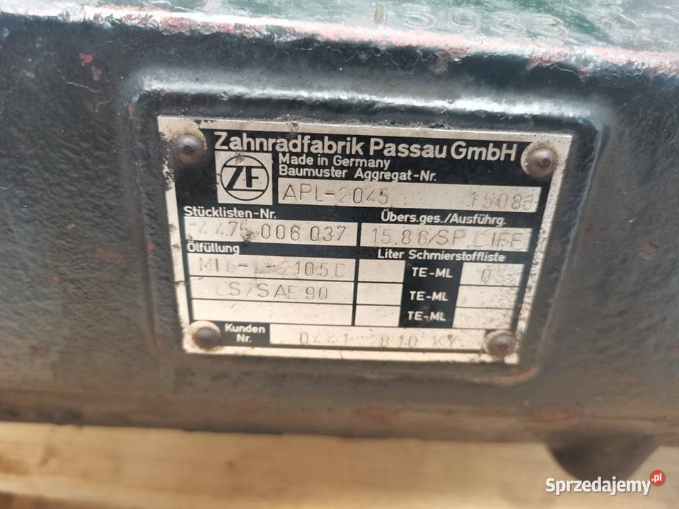Belka mostu napędowego Deutzfahr 620 Agrotron ZF wielkopolskie Wilkowo