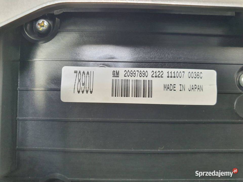 PANEL OPEL INSIGNIA A RADIA 20997890 NAWIEWU kujawsko-pomorskie Lipno