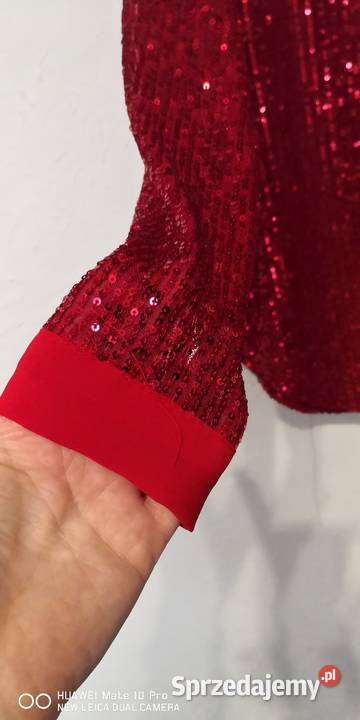 Koszula damska czerwony Bluzki i koszule Moszczenica