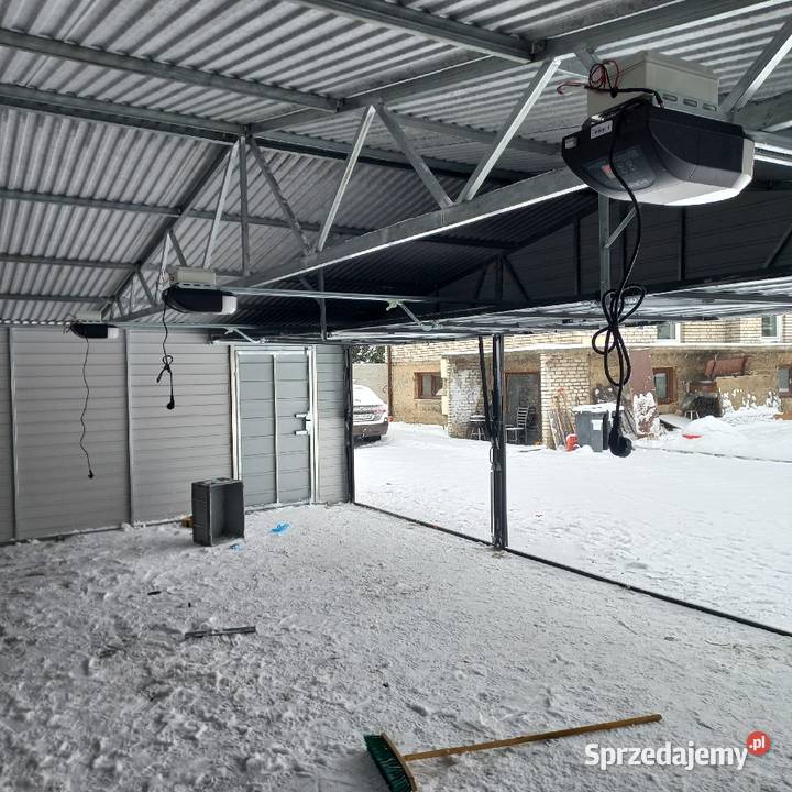 Garaż z wiatą 12x6 9x6 plus 3m wiata otwarta Sprzedaż Pruszków