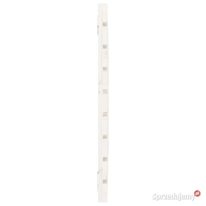 Wezgłowie łóżka białe 81x3x63 lite drewno Warszawa