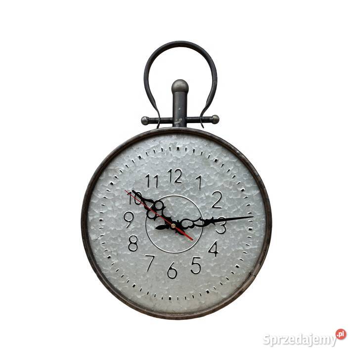 Designerski duży metalowy zegar ścienny Buri Warszawa